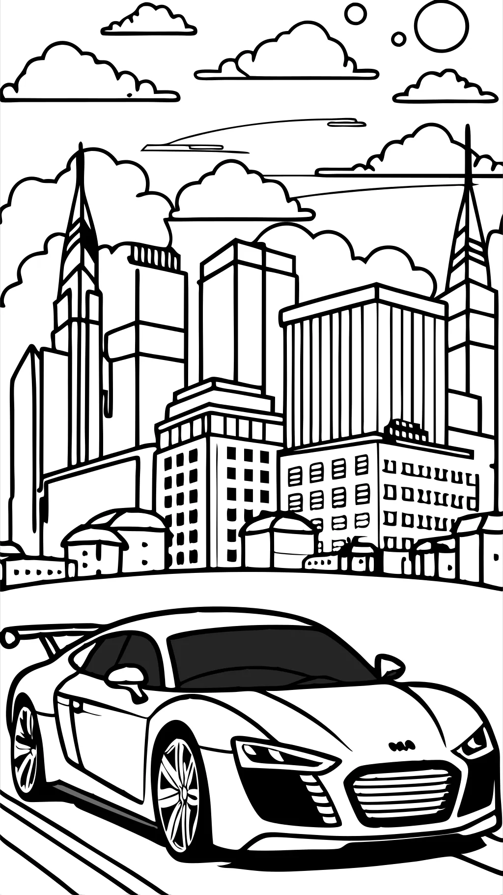 audi r8 coloring pages